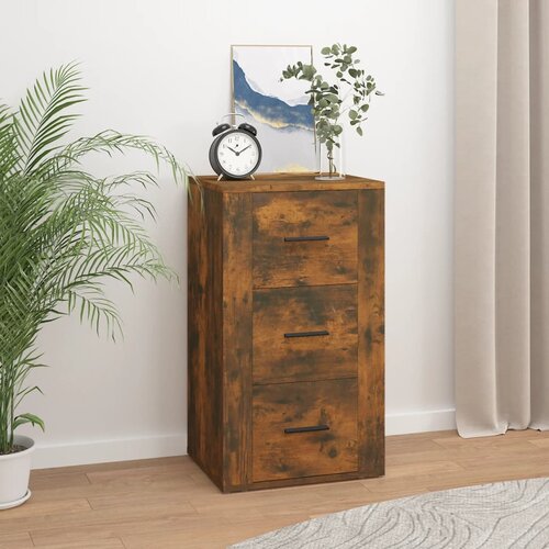 vidaXL Komoda boja dimljenog hrasta 40 x 33 x 70 cm konstruirano drvo Cijene