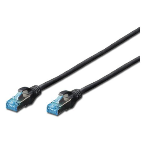 Digitus DK-1512-010/BL patchcord kabl 5e U/UTP CCA 1m crni Cene