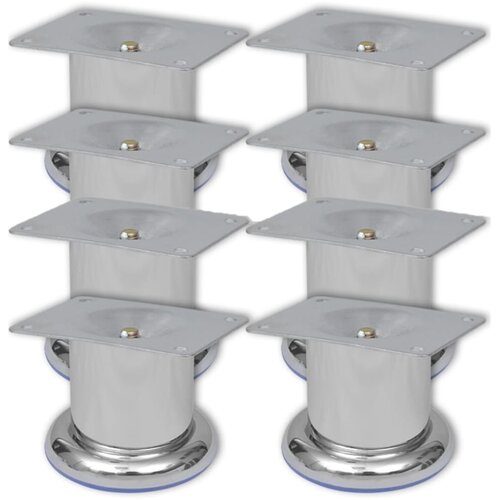  Okrugle noge za kauč 8 kom kromirane 60 mm Cijene