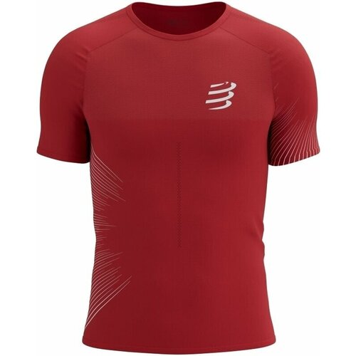 Compressport Performance SS Tshirt M High Risk Red/White L Slike