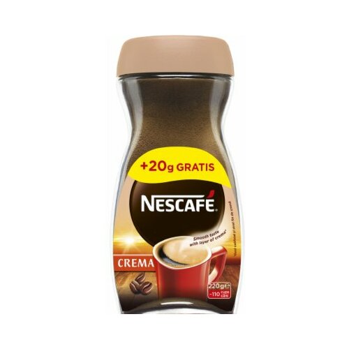 Nescafe kafa instant crema 200G tegla +20G gratis Slike