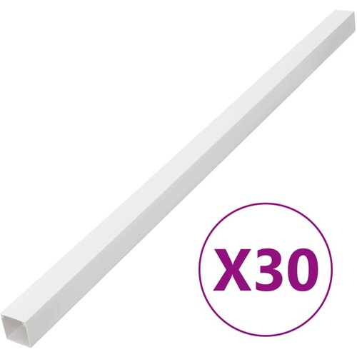vidaXL Kanalice za kabele 60 x 40 mm 30 m PVC Cijene