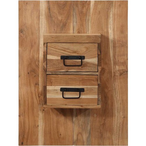 Maison Chic Nočna omarica - Nočna miza 60x32x80 cm trden akacijev les, (21688733) Slike