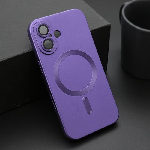 maska elegant magsafe za iphone 16/ ljubičasta Slike