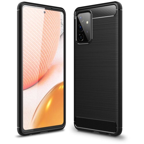  Ovitek za Samsung A72 5G/4G | Carbon vzorec | Črn Cene