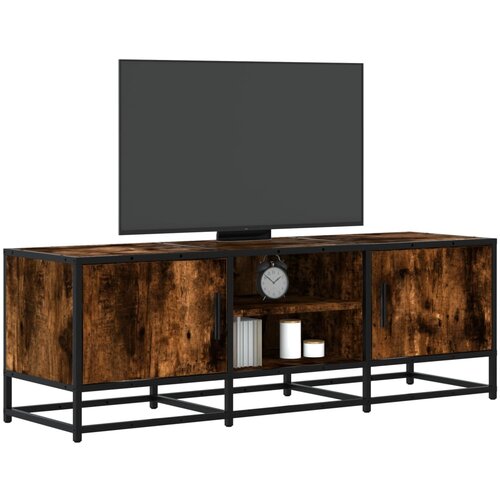 vidaXL TV omarica dimljeni hrast 120x35x41 cm inženirski les Cene