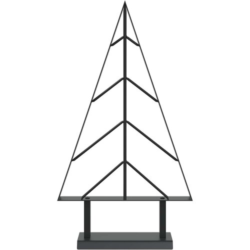  Metalna božićna jelka KUOPIO 60 cm Čelik Crna Slike