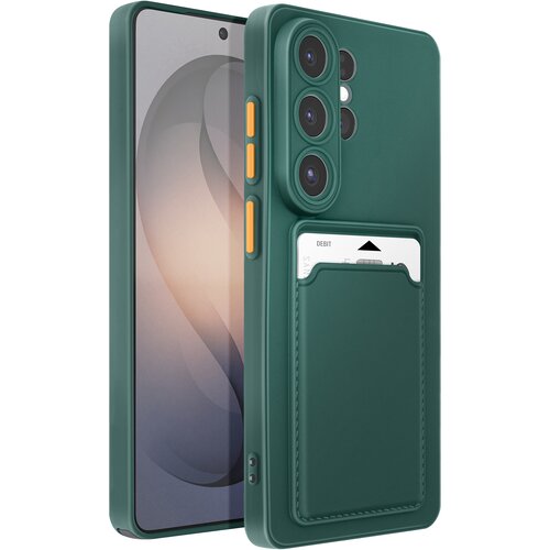 AVIZAR Etui za Galaxy S26 Ultra z držalom za kartice in za&scaron;čito kamere, Zelena, (5000274475) Cene
