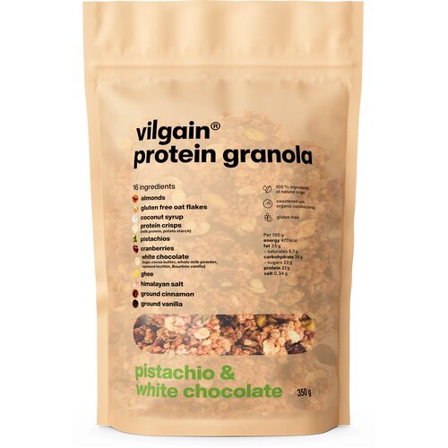 Vilgain Proteinska granola - Pistacija-bijela čokolada-brusnice Cijene
