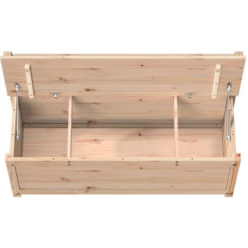 VidaXL Klupa 110 x 41 x 76 5 cm od masivne borovine Slike