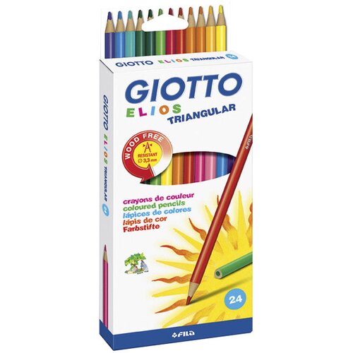  Boje drvene 24boje trokutaste elios fila 275900 blister Cene