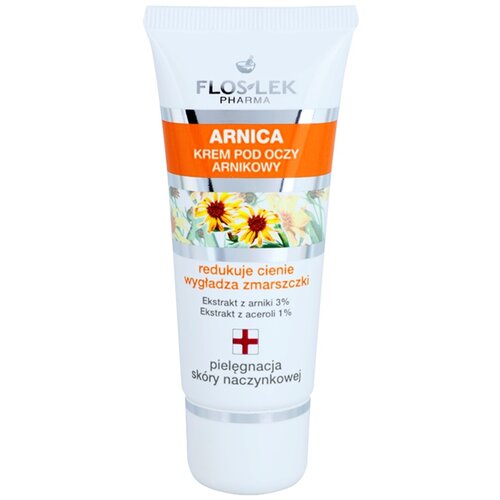 FlosLek Pharma Arnica krema za predel okoli oči proti oteklinam in gubam 30 ml Cene