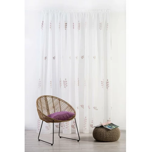 Mendola Fabrics Bela prosojna zavesa 300x245 cm Melissa –