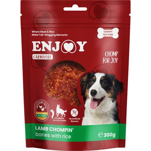 Enjoy carnivore chomp for joy žvečljive kostke, ovca in riž - 300 g Cene