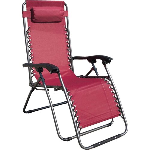 Olimp Sport Baštenska podesiva stolica sa jastukom Messina Crvena Cene