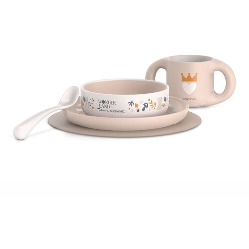 Suavinex Wonderland Toddler Feeding Set Pink jedilni set 6 m+ Cene