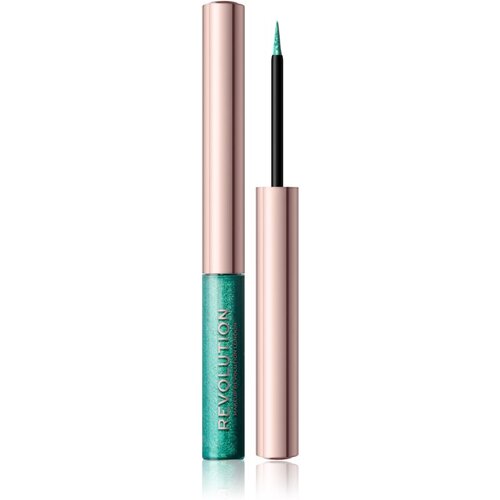 Makeup Revolution Ultimate Lights metalik tuš za oči nijansa Teal Bling 2,4 ml Cijene