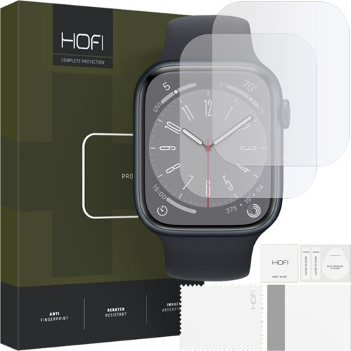 HOFI HIDROGEL FOLIJA ZA APPLE WATCH 4/5/6/7/8/9/SE 44/45MM CLEAR 2-PAK., (22069429) Cene