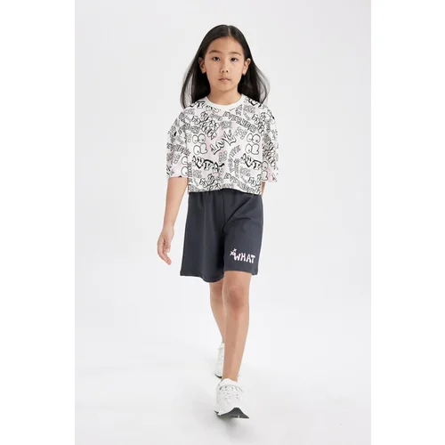 Defacto Girls&#39; Printed Shorts