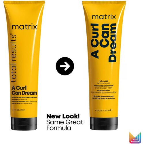 Matrix A Curl Can Dream intenzivna vlažilna maska za valovite in kodraste lase 250 ml Slike