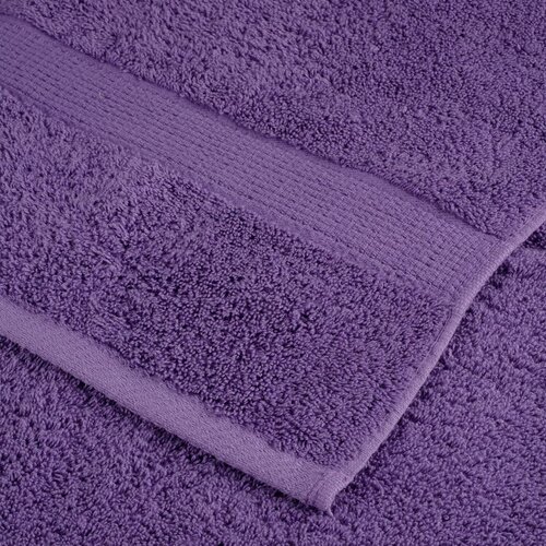  Ručnici SOLUND 10 kom ljubičasti 100 x 200 cm 600 gsm Slike