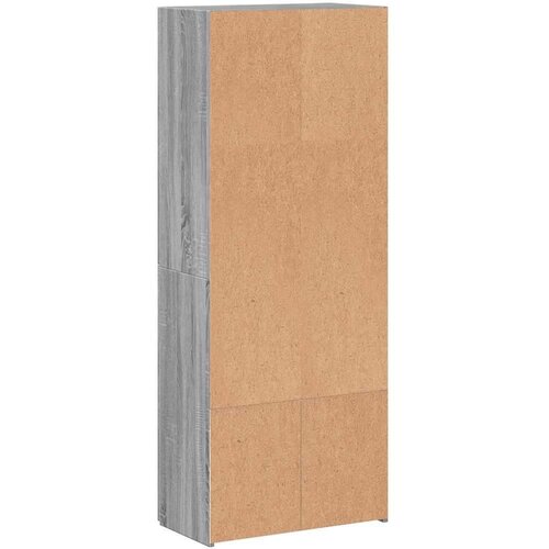 VidaXL omara za dokumente Grey Sonoma 60x32x153 cm iz umetnega lesa Slike