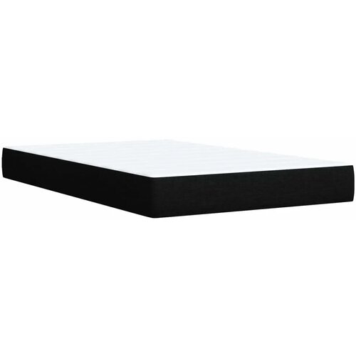  Boxspring krevet s madracem Crna 120 x 190 cm Tkanina - Crna 120 x 190 cm Dizajn linija Slike