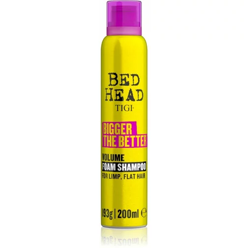 Tigi Bed Head Bigger the Better pjenasti šampon za volumen kose 200 ml