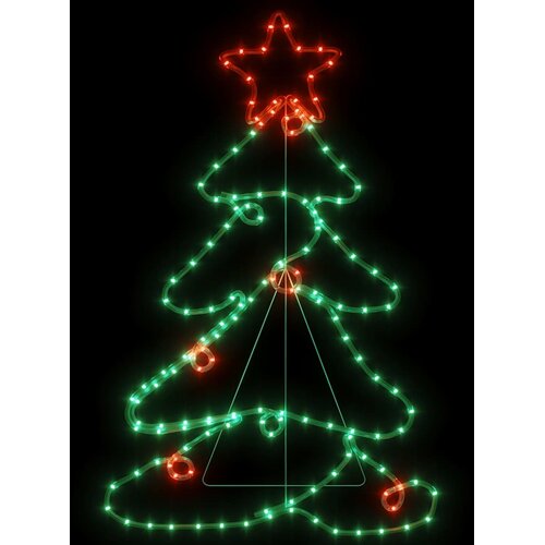 Figura božićnog drvca sa 144 LED žarulje 88 x 56 cm Slike