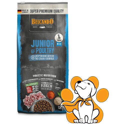 Belcando junior GF Poultry 12,5kg, Hrana za Srednje i Velike, Mlade Pasa Cene