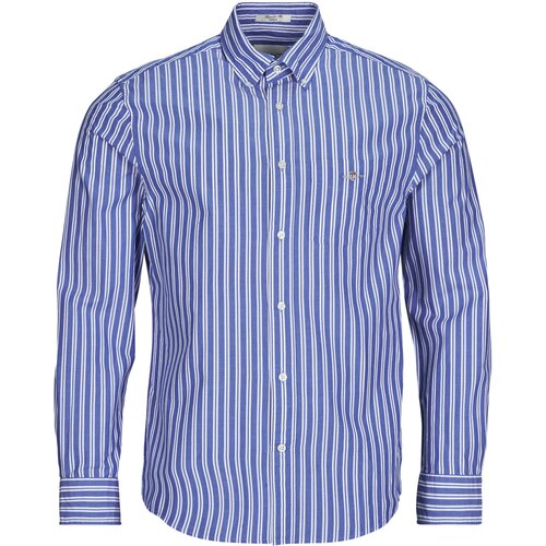 Gant REG CLASSIC POPLIN STRIPE SHIRT Plava Cijene