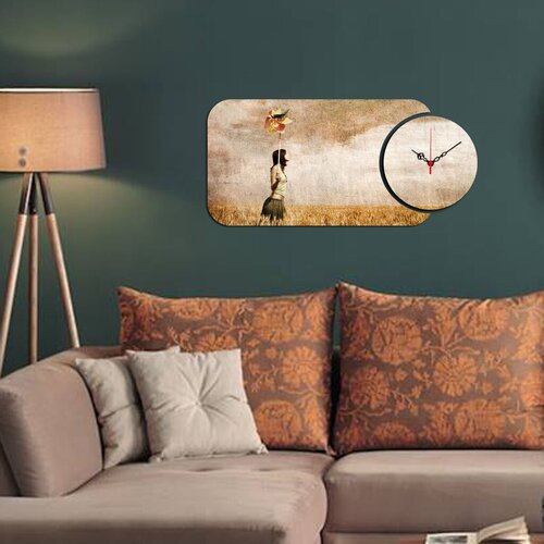 Wallity zidni sat YMS-69, 68x32 cm, 2 dela Cene