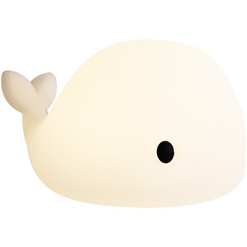 QAZQA Namizna svetilka bela 30 cm vklj. LED zatemnilna IP54 polnilna - Baby Whale Cene