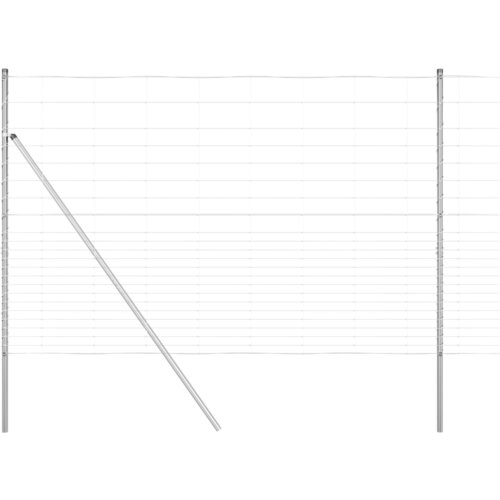 VidaXL Ograda za polja 1.6x25 m Pocinčani čelik Slike