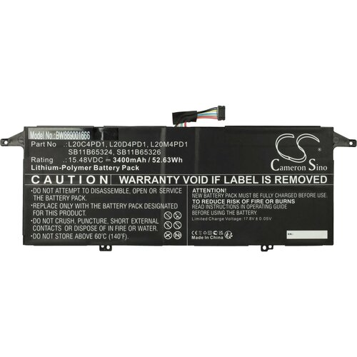 VHBW Baterija za Lenovo ThinkBook 13X ITG / ThinkBook Plus G2 ITG, 3400 mAh Cene
