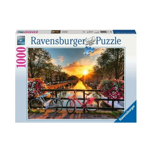 Ravensburger Puzzle - Kolesa v Amsterdamu, 1000 delov