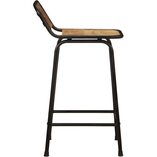 VidaXL barski stolci 4 kom 46x35,5x80 cm masivnog grubog drva manga Slike
