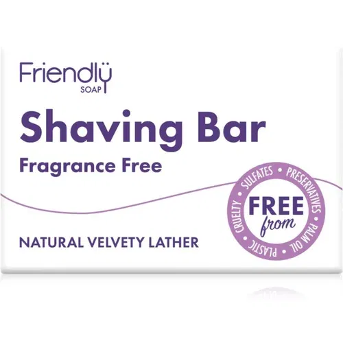 Friendly Soap Shaving Bar Fragrance Free prirodni sapun za brijanje bez mirisa 95 g