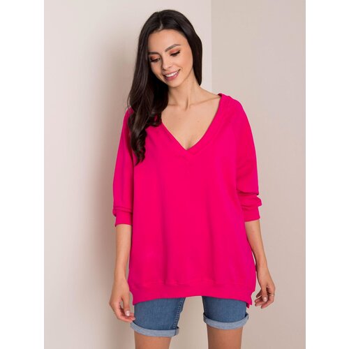 RUE PARIS Sweatshirt-RV-BL-5676.09-fuchsia Cene