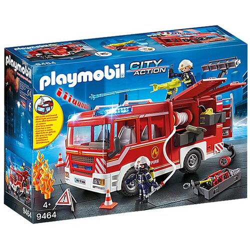 Playmobil GASILSKI AVTO z delujočim vodnim topom 9464 - City Action Slike