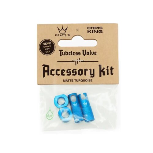 Peaty's accessory kit Tubeless ventila 42mm Turquoise Cijene