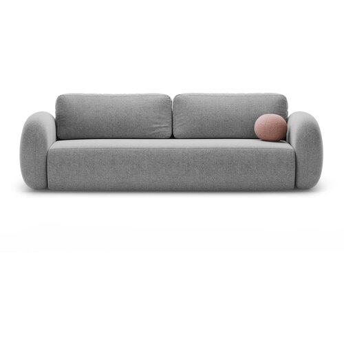Cosmopolitan Design Svijetlo siva sklopiva/s prostorom za odlaganje sofa od šenila 262 cm Tonale – Cijene