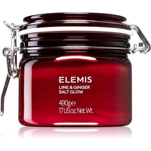 Elemis Body Exotics Lime and Ginger Salt Glow poživljajoči piling za telo 490 g Slike
