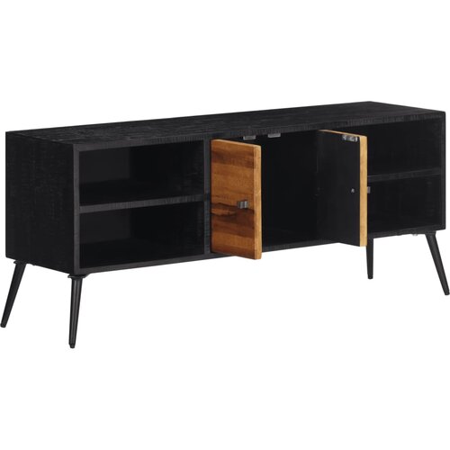 Maison Chic TV omarica - TV stojalo - Televizijska omarica 112x31x45 cm trdna predelana tikovina, (21698798) Slike