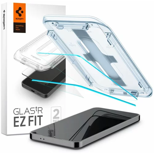 Spigen Glass tR EZ Fit HD 2.5D za Samsung Galaxy S24+ z enostavnim aplikatorjem 2x zaščitno steklo