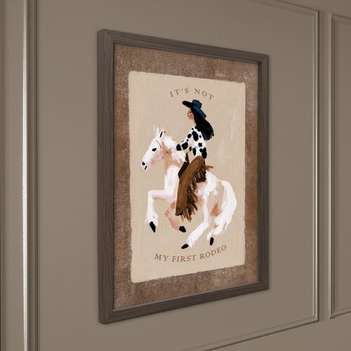 Styler Tiskana slika s okvirom 30x40 cm Rodeo &amp;ndash; Slike