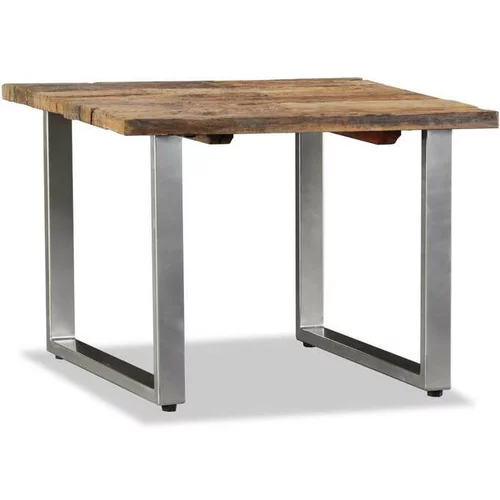  Klubska mizica iz predelanega odsluženega lesa 55x55x40 cm