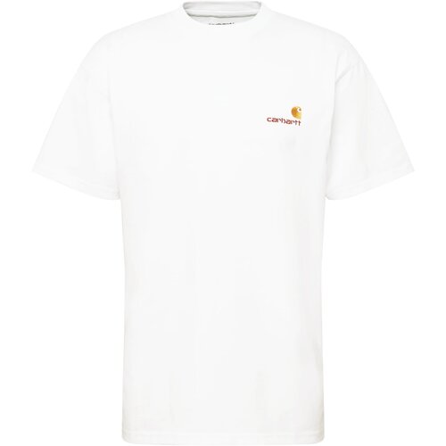 Carhartt WIP Majica 'American' zlata / temno rdeča / bela Cene