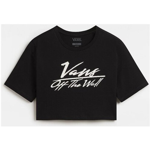 Vans Majice & Polo majice GO ANYWHERE CREW CROP Črna Cene