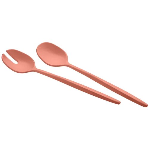 Pribor za serviranje solate TIERRA - Dark terracotta Cene